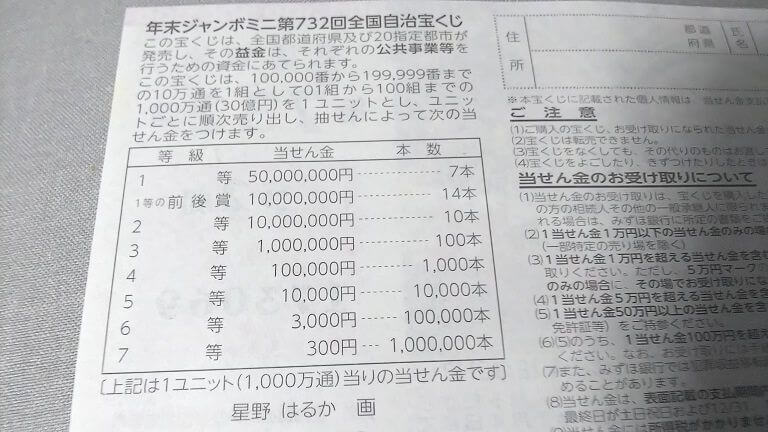 年末ジャンボミニ 第863回 当選番号発表 21年の高額当選者は 宝くじ生活