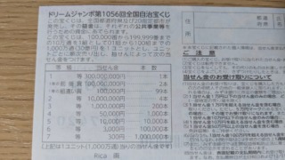 2024年ドリームジャンボ宝くじの当選確率